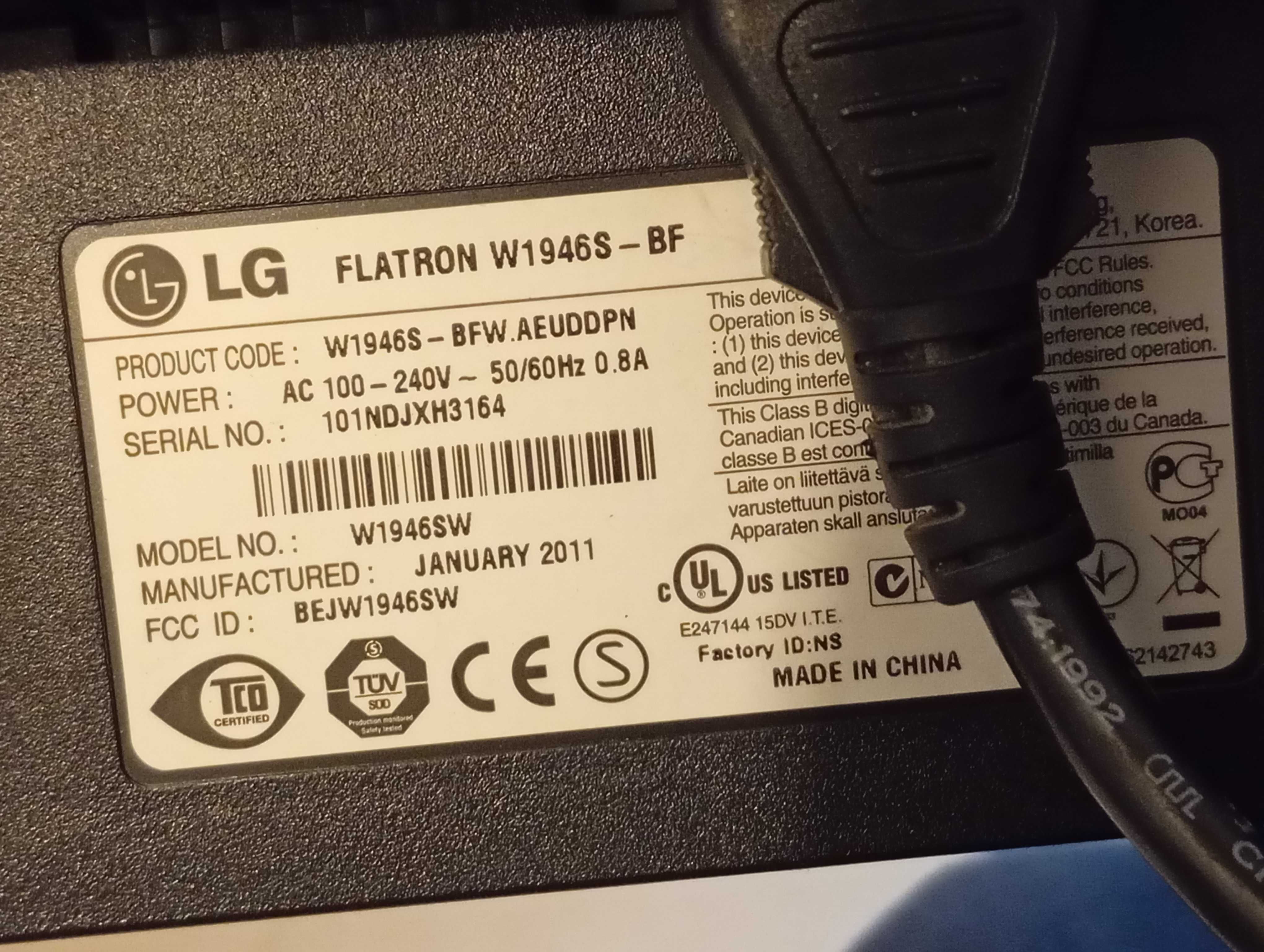 Lg Flatron 19 polegadas