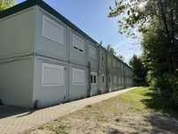 Kontenery biurowe Treude – 580 m², 32 szt. – 1 poziom – 2015 r.
