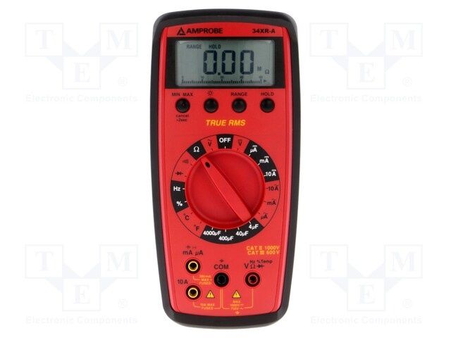 Amprobe 34XR-A TRMS Digital Multímetro com medição de temperatura