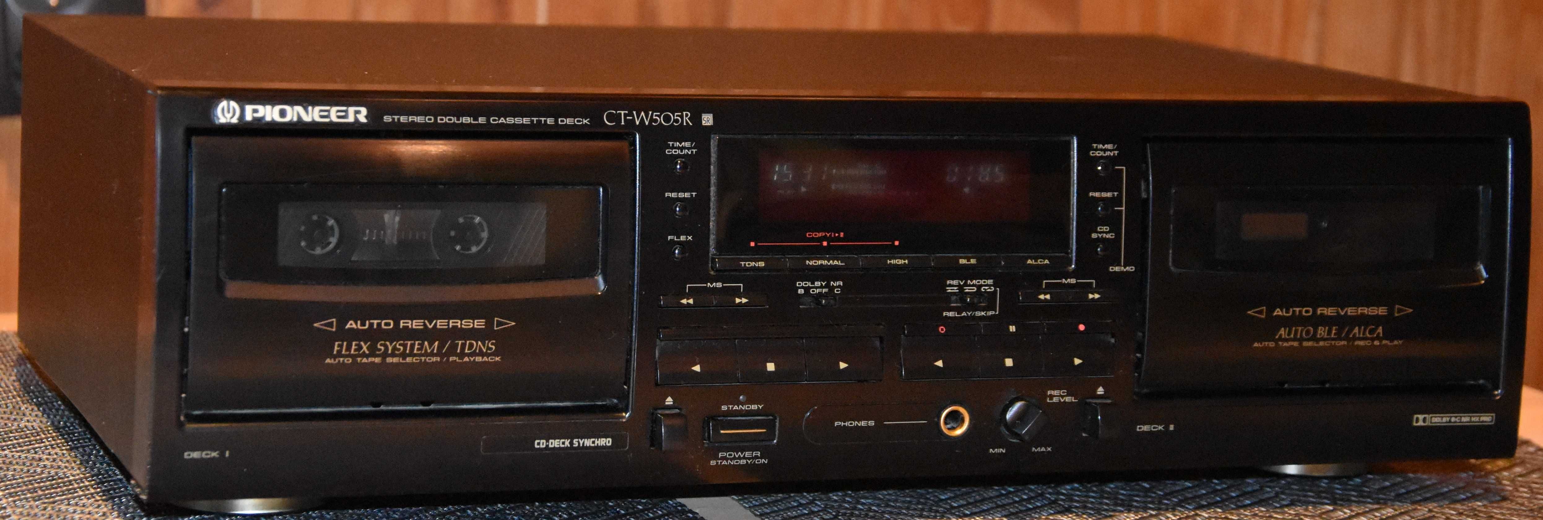 Pioneer CT-W505R Magnetofon dwukasetowy