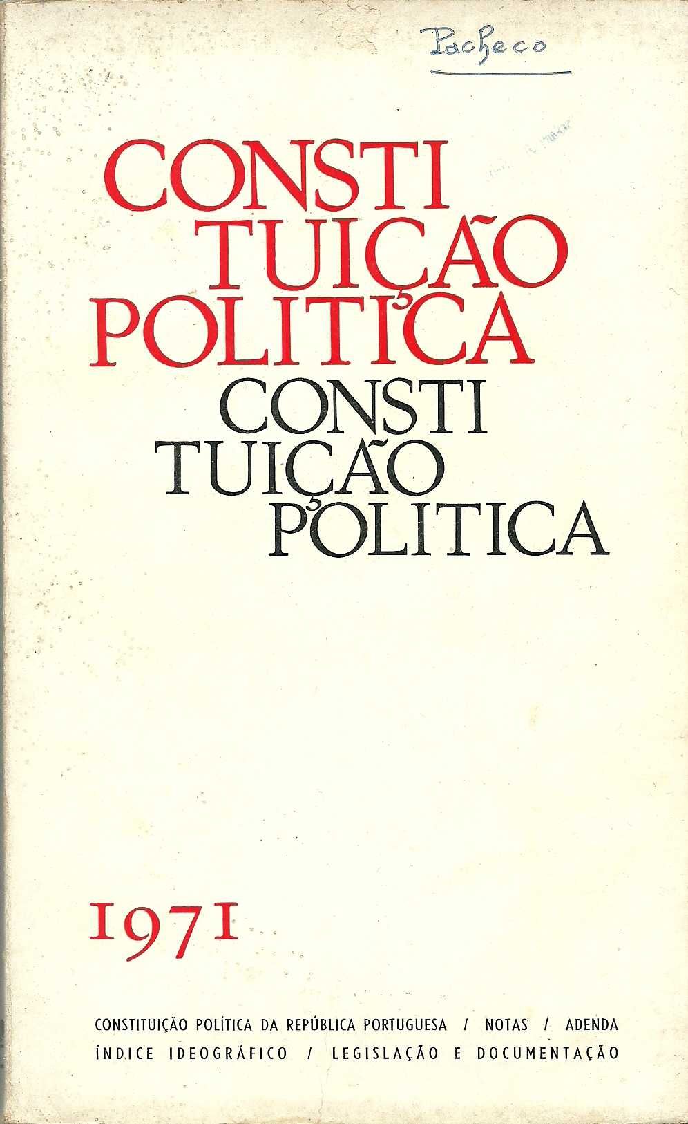 Constituição Política da República Portuguesa 1971