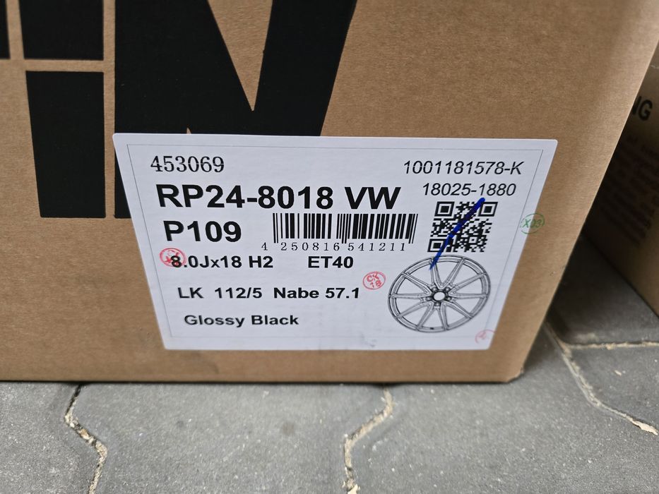 Alufelgi 18" 5x112 ET40 Audi Q3  A3 A4 A6 Cupra Skoda Seat VW Passat !