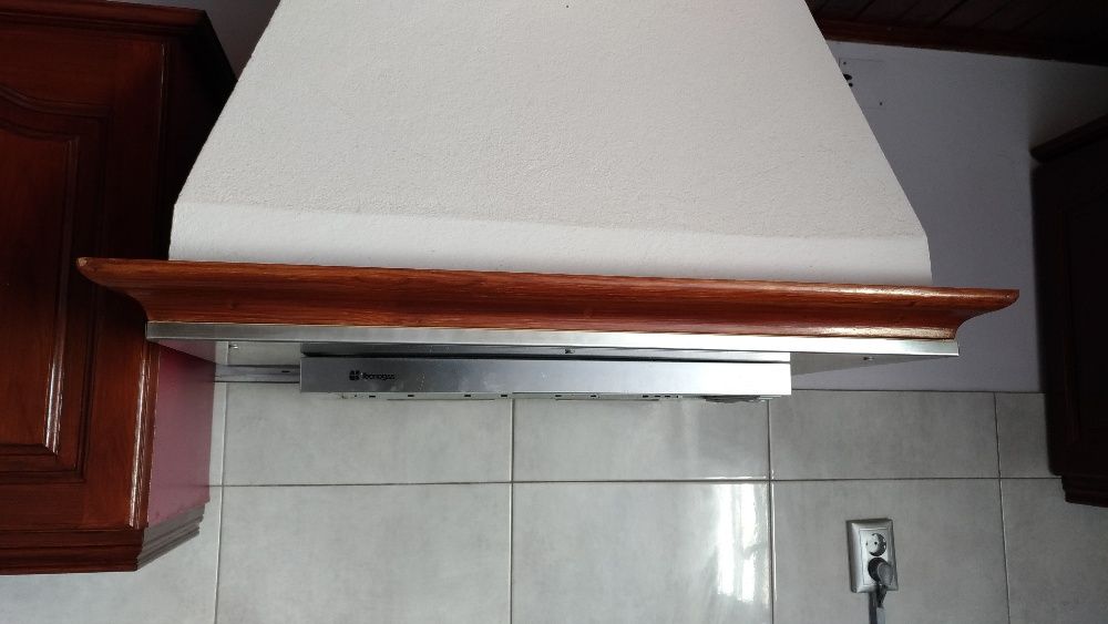 Suporte em Madeira e chapa Inox para Exaustores