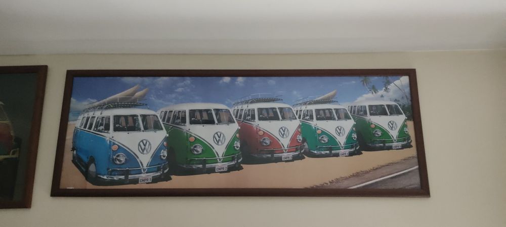 6 Quadros Carrinha Pão de Forma