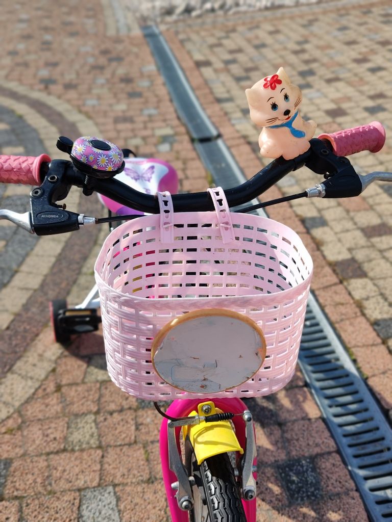 Śliczny rowerek 16 dla dziewczynki /Koła 16"/
