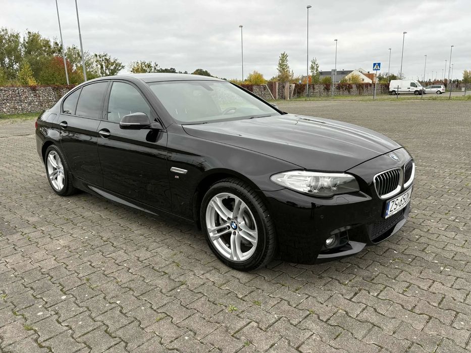BMW Seria 5 BMW F10 520d B47 xDrive M-pakiet Head Up Hak Salon Polska