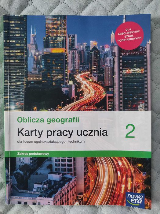 Oblicza geografii Karty pracy ucznia, klasa 2 Nowa Era