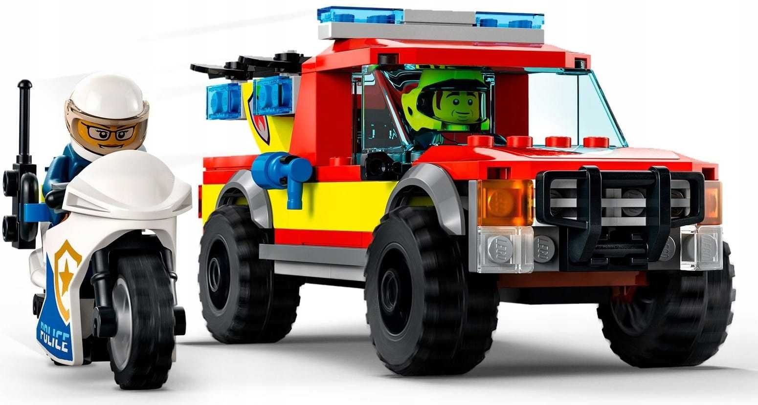 LEGO City 60319 - Akcja strażacka i policyjny pościg