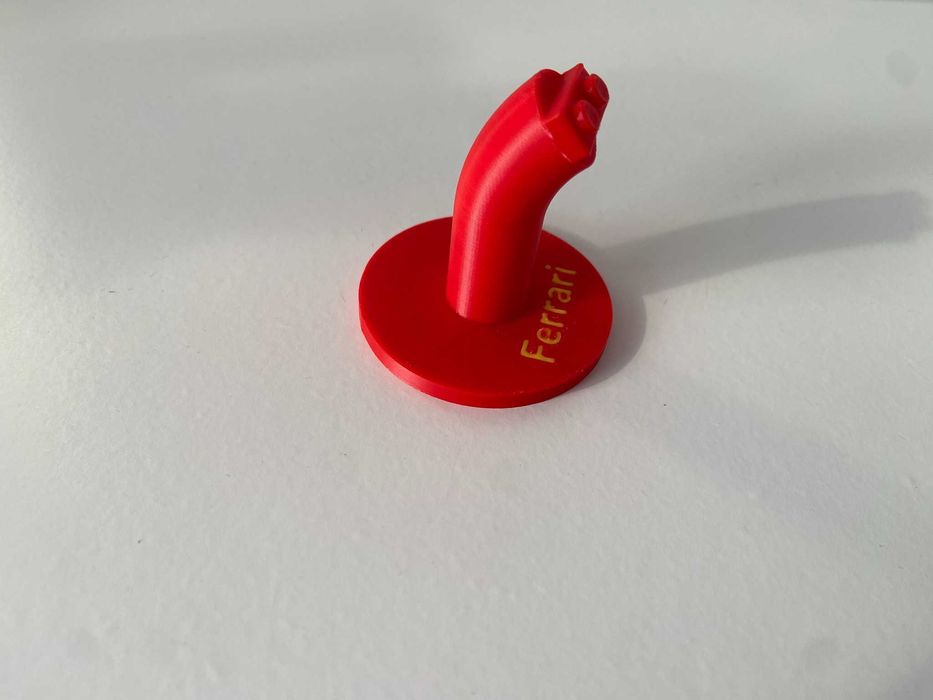 Suporte para mini carro de F1 LEGO - Ferrari