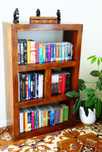 Biblioteka / witryna z drewna egzotycznego palisander - AlmiDecor