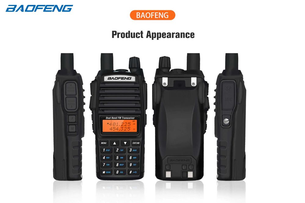Baofeng UV-82 Radio with Dual PTT, 8 Watts64409434808961123
