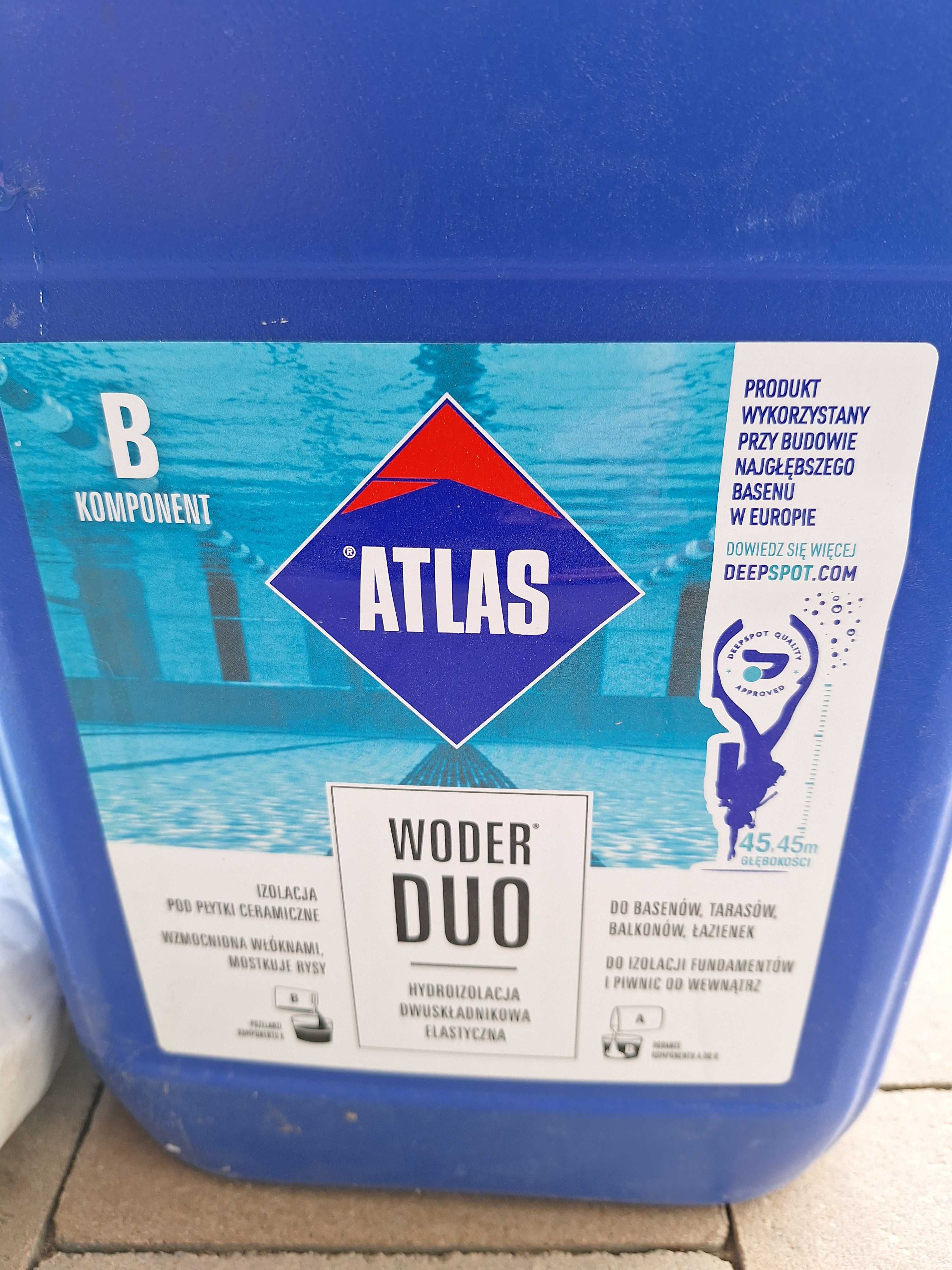 Atlas woder duo mieszanka dwuskladnikowa hydroizolacja gratis