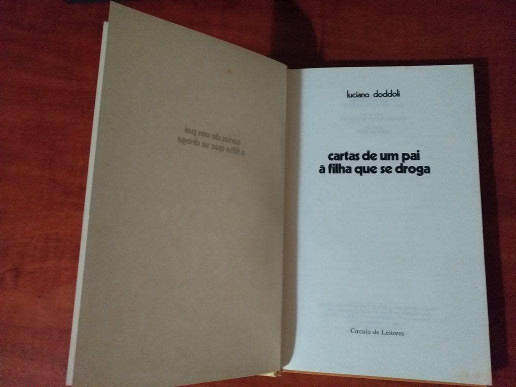Livro Cartas de Um Pai à Filha que se Droga