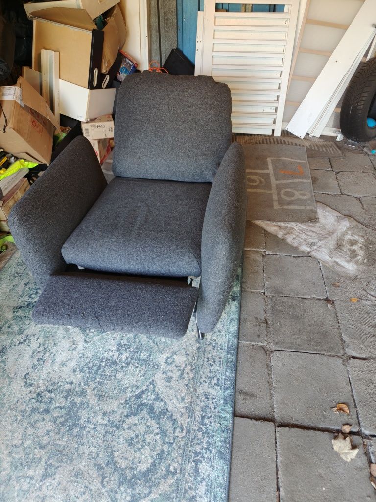 Ikea Ekolsund fotel rozkładany