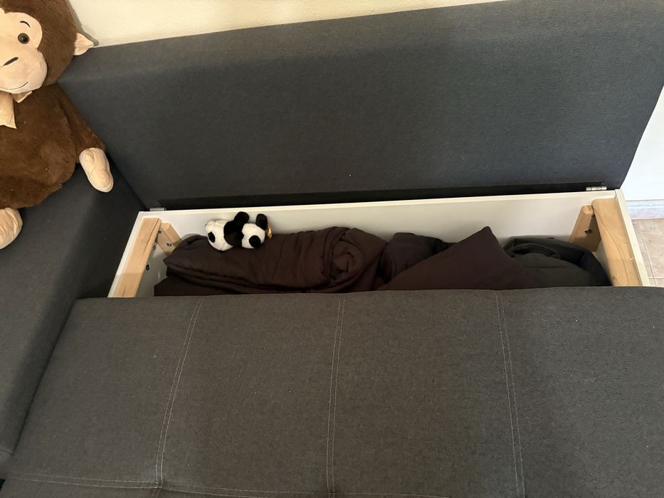 Sofa bed with storage