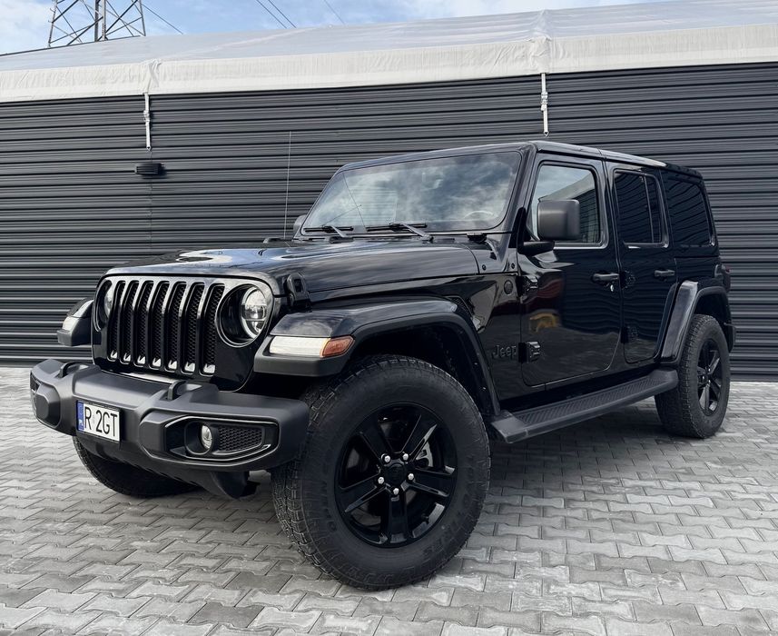 Jeep Wrangler JEEP WRANGLER sahara 2021r unlimited 3,6 V6 284 km CZARNY ALTITUDE 4x4