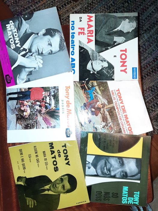 15 Vinis 45rpm Tony de Matos anos 60/70