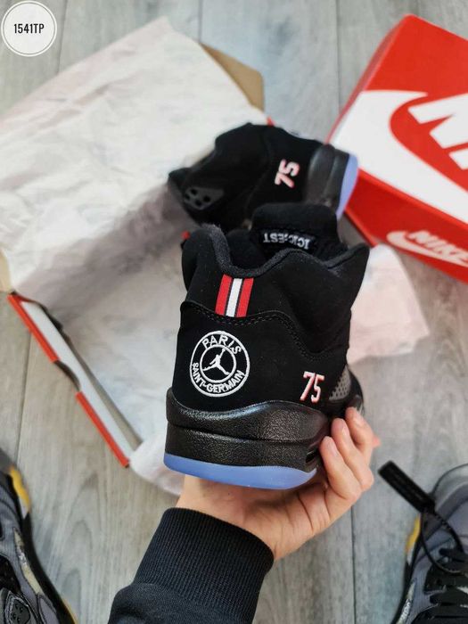 Мужские кроссовки Nike Air Jordan 5 "Retro PSG" Размеры 40-45