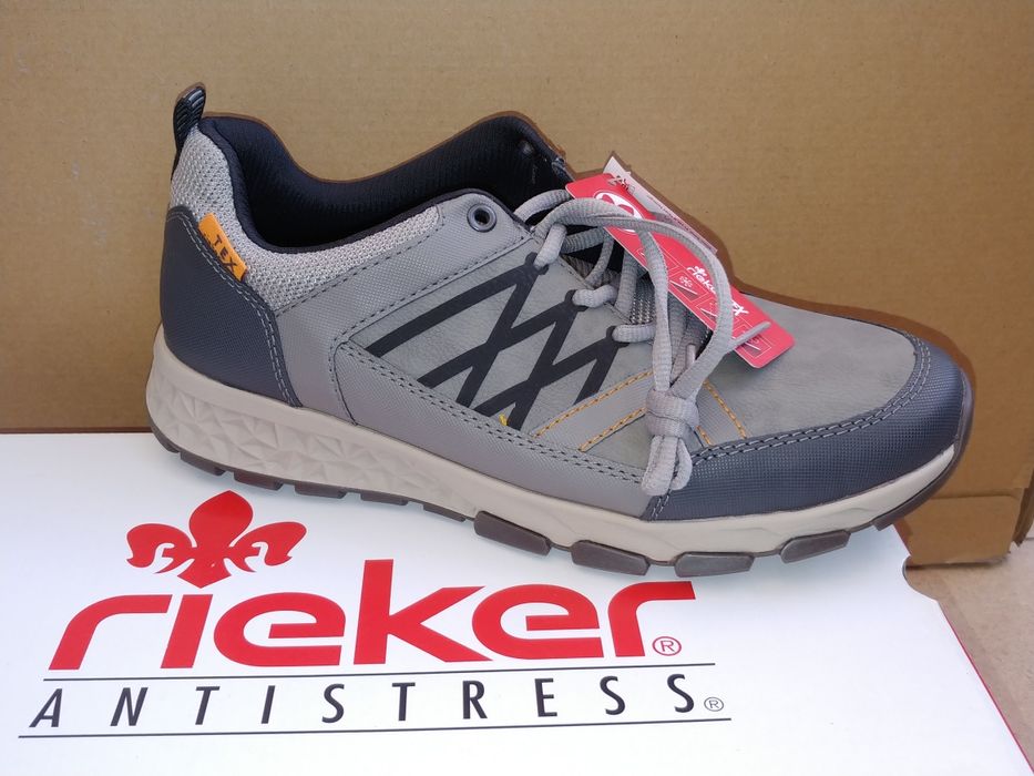 Nowe buty sneakersy Rieker szare, skóra r. 42  Idealne do pracy