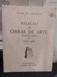 Museu do Caramulo Relação de Obras de Arte oferecidas em 1955-56