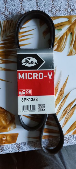 Pasek klinowy firmy Gates. Do na przykład Opel Zafira