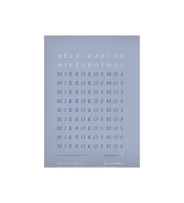 Bela Bartok Mikrokosmos Volume 3