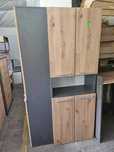 Meble łazienkowe antracyt artisan