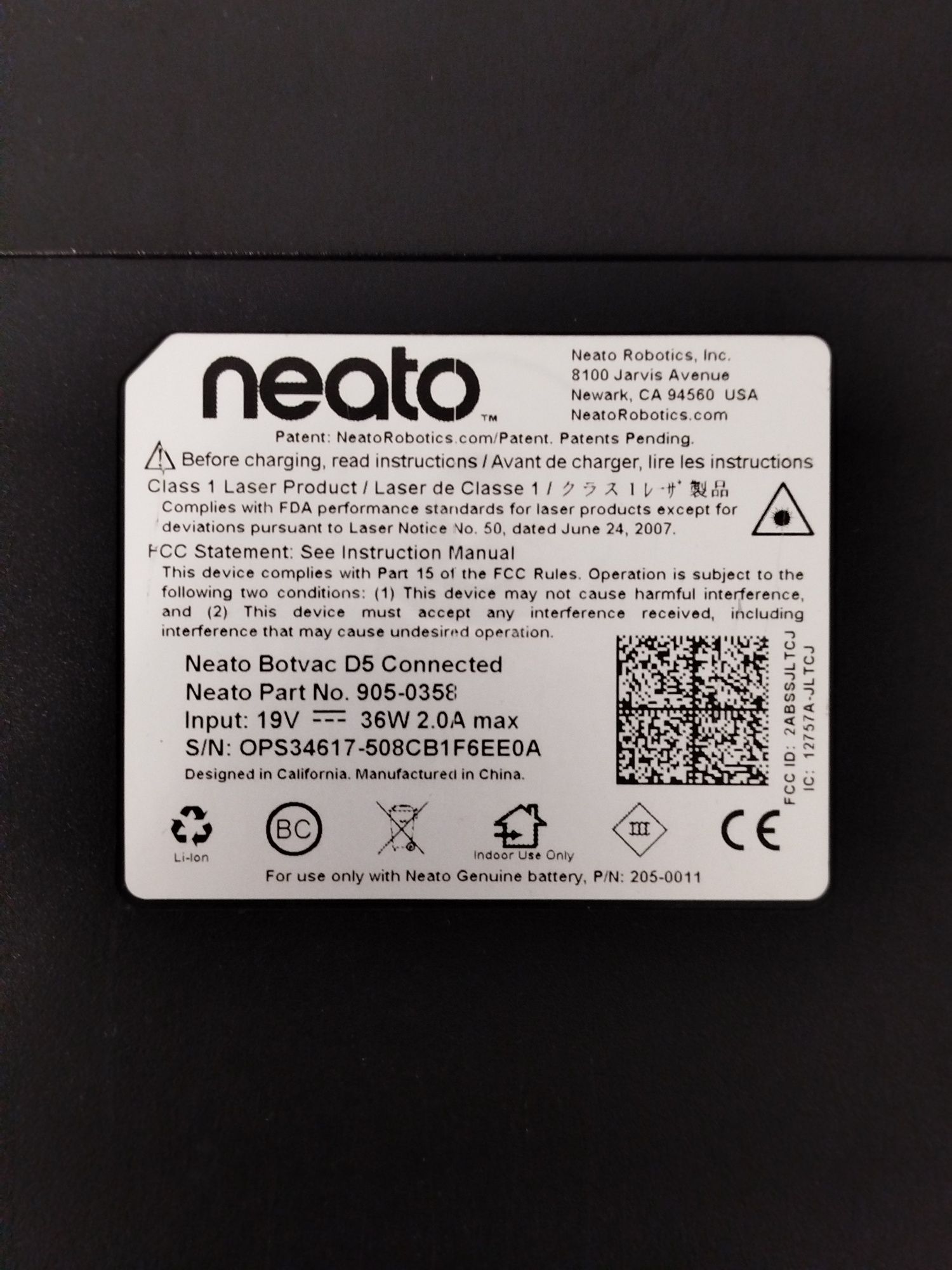 Робот пылесос Neato Botvac D5,робот пилосос