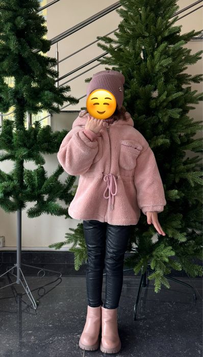 Еко шубка для дівчинки