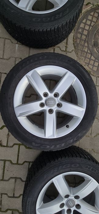 Koła Audi 5x112 opony zimowe 205x55r16