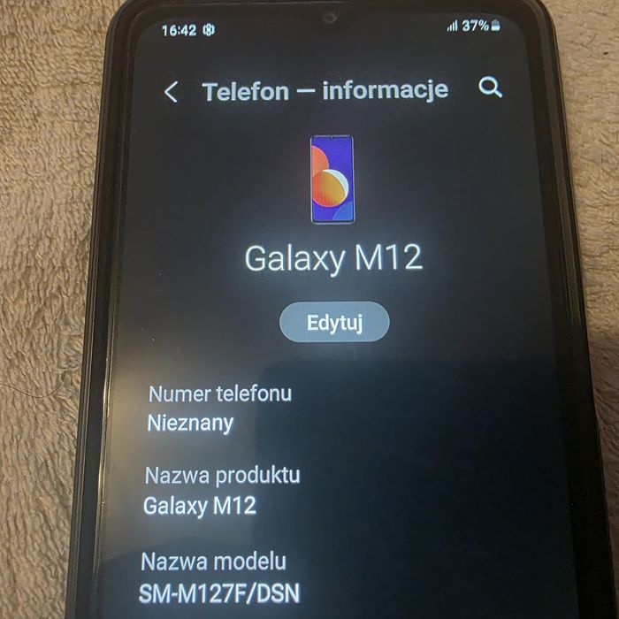 Smartfon Samsung Galaxy M12 4GB/64Gb + folia 3mk i etui  Spigen