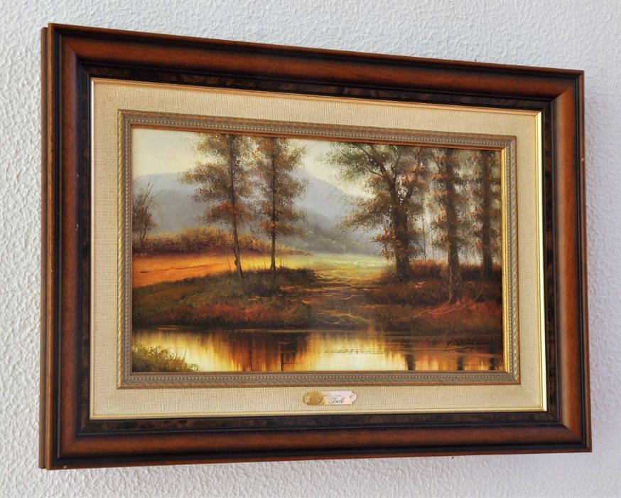 Pintura óleo sobre tela original T. Trillo