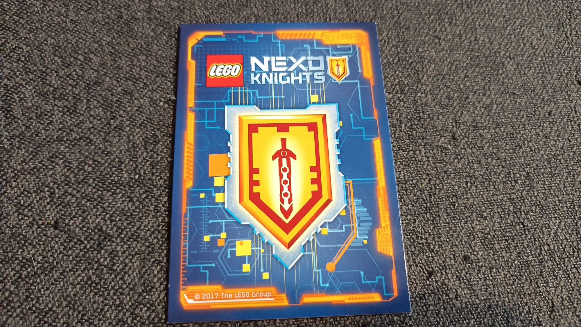 Karta kolekcjonerska lego Nexo Knights le7 potężni trzej rycerze limit