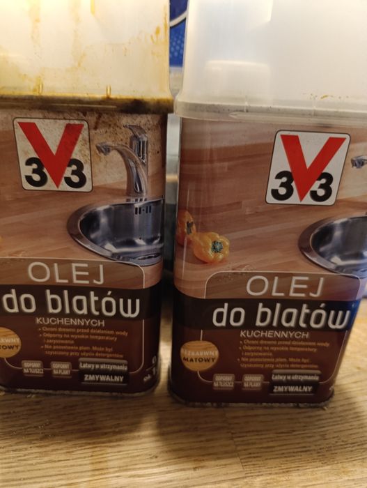 Olej do blatów kuchennych  3v3 0,5 litra