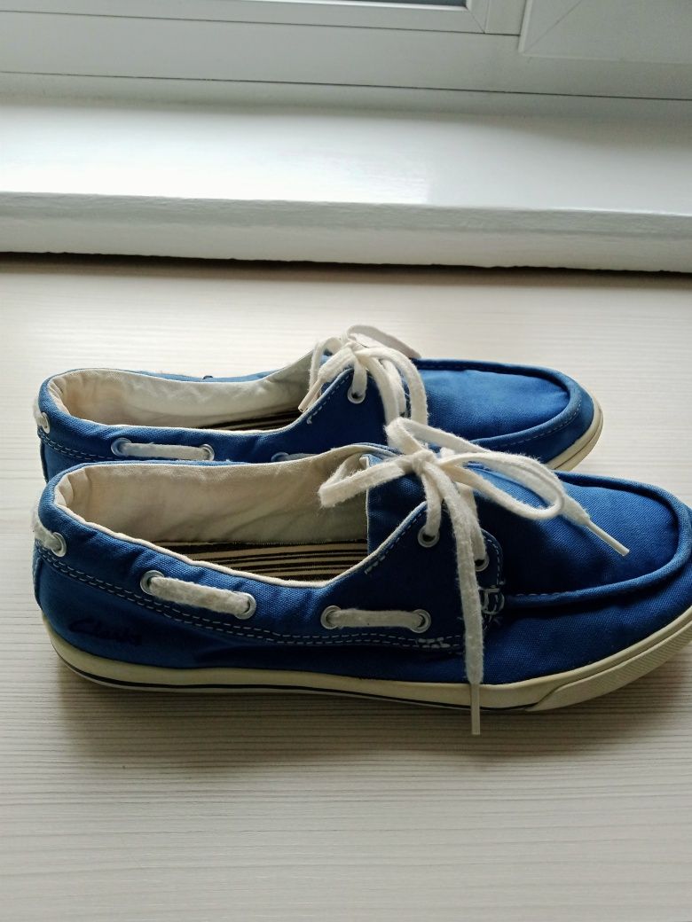 Мокасини Clarks кеди котонові жіночі