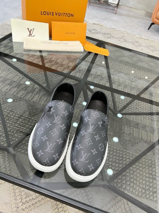 Кроссовки Louis Vuitton оригинал мужские слипоны кеды мокасины
