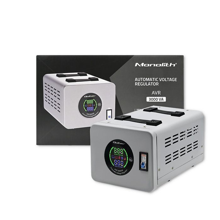 Automatyczny stabilizator napięcia AVR 3000VA 2400W Qoltec 50725