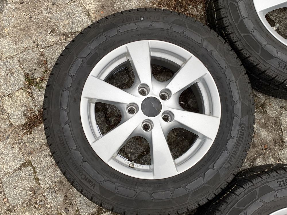 Koła alufelgi 5x120 Vw t5 t6 t6.1 Opony 215/65 r16 C zima