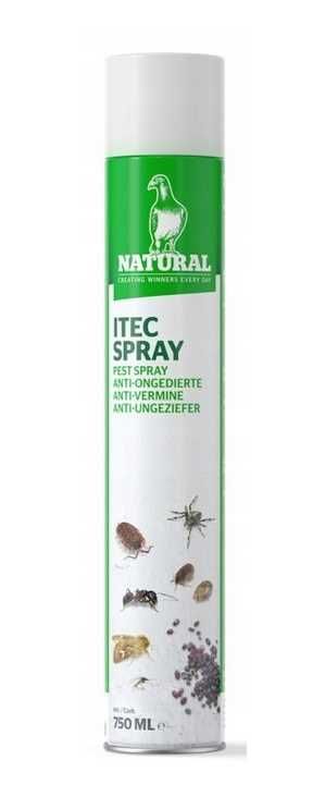 Dla Gołębi Natural Itec Spray 750ml na Piórojady Insekty Pchły Kleszcz