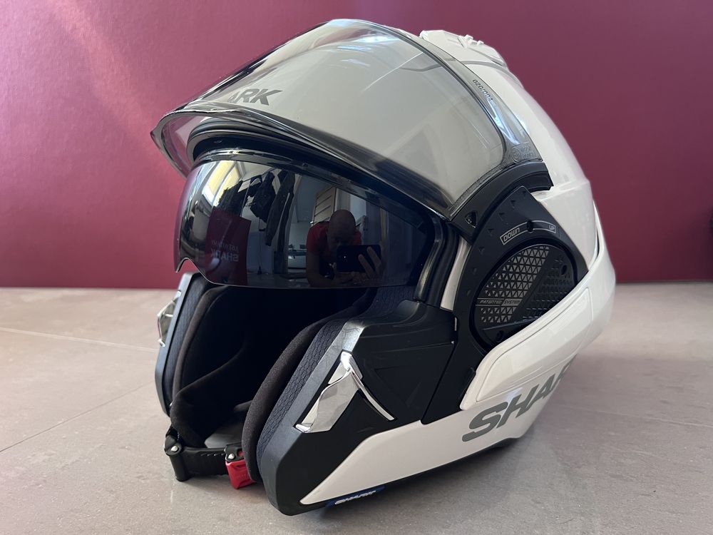 Kask szczękowy SHARK EVO GT BIAŁY