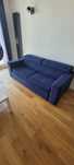 Granatowa Sofa rozkładana