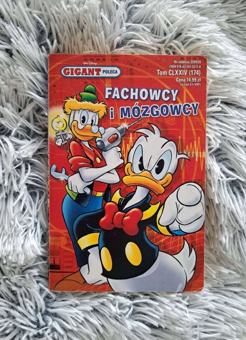 Komiks Kaczor Donald Gigant 174 Fachowcy i mózgowcy