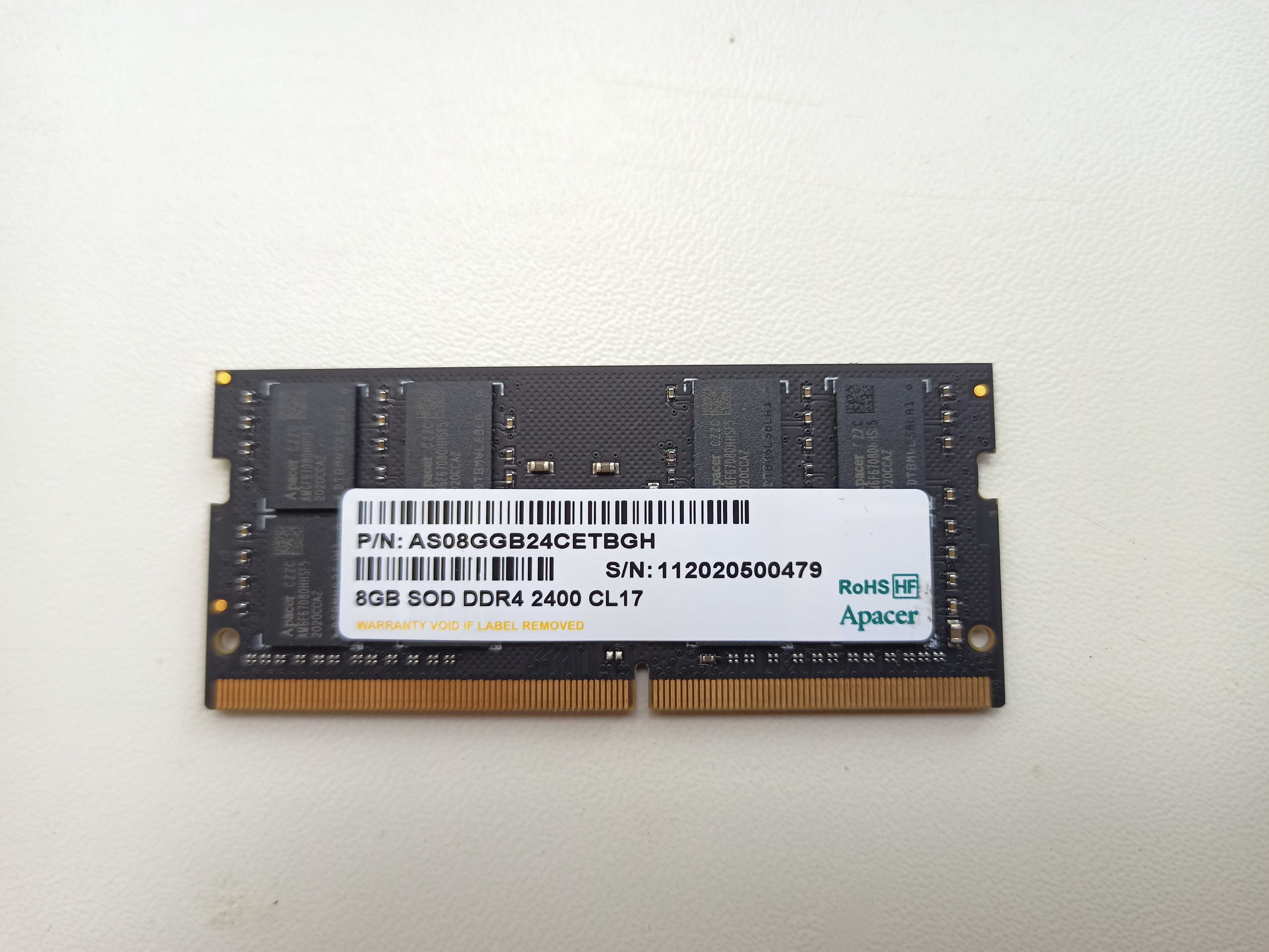 Оперативна пам'ять для ноутбуків, Apacer, 8 GB