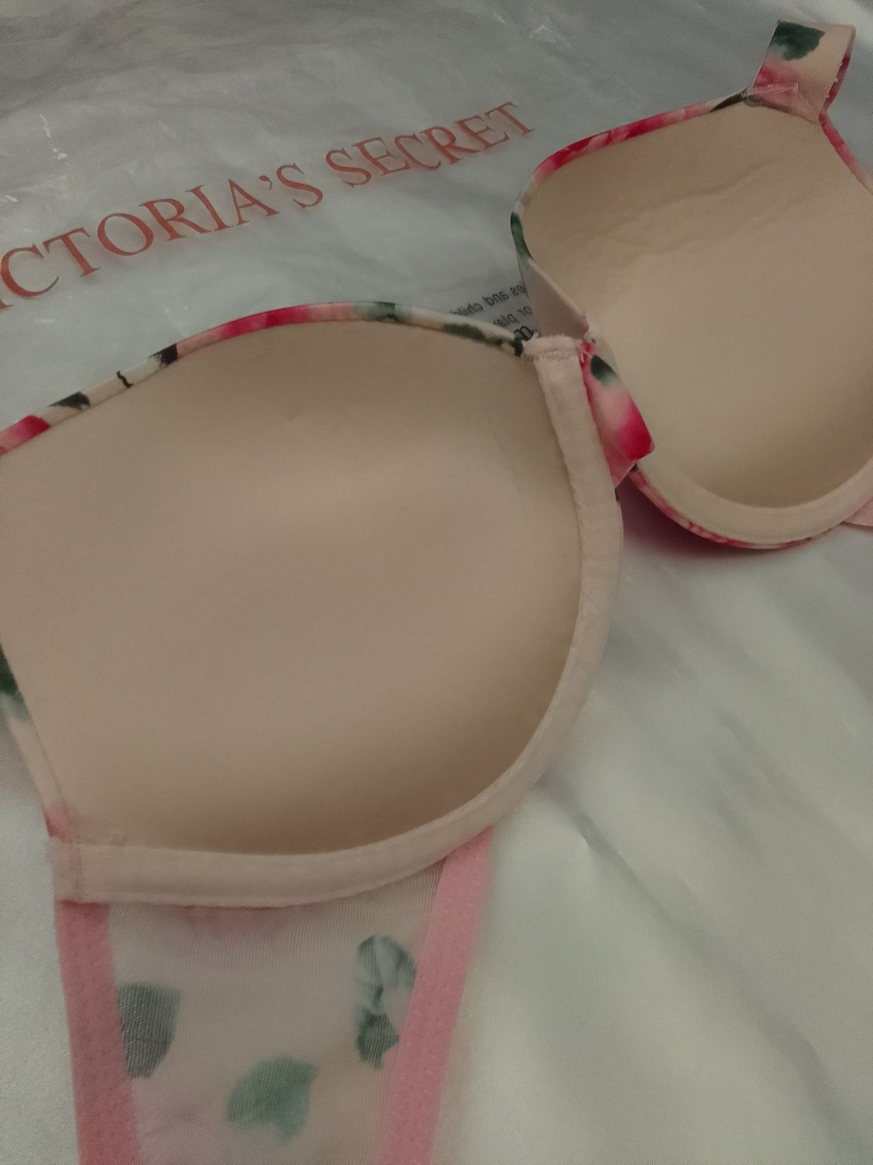 Victoria's Secret komplet bielizny w kwiaty