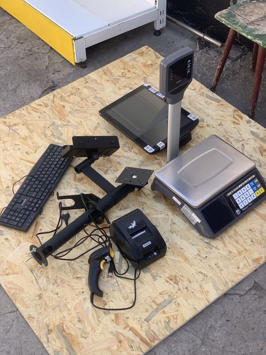 Новая POS систем в сборе(в работе 3 месяца)