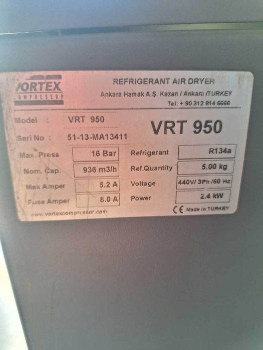 Kompresor Śrubowy 75kW Vortex Ingersol Rand