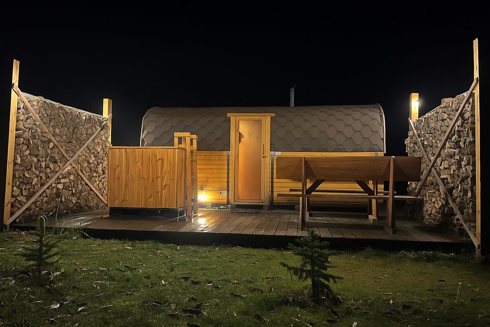 Sauna przy lesie, Balia - wynajem - Mokre k/Grudziądza