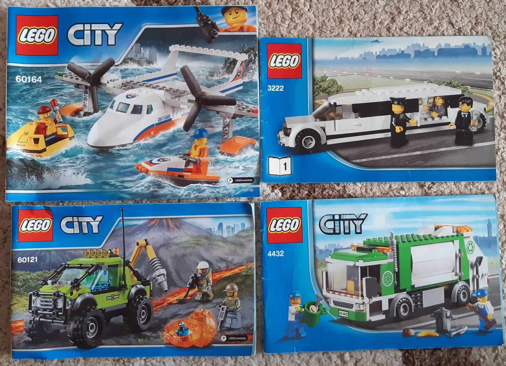 LEGO CITY 60121, 4432, 60164, 3222