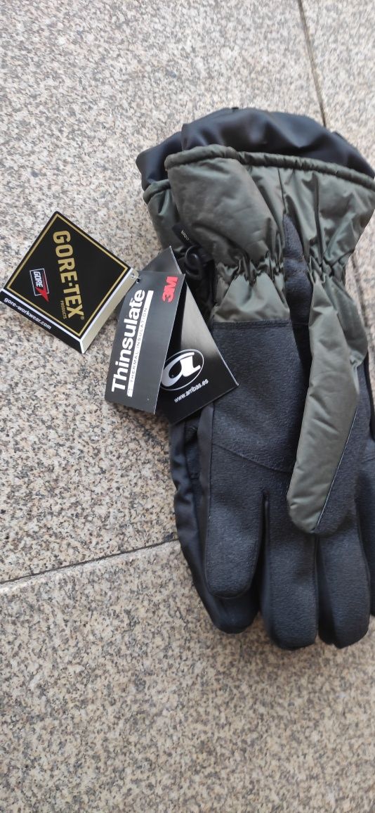 Luvas gore Tex verdes