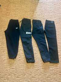 Штани джогери джинси чорні  Cropp Lonsdaie NY Black squad розмір L